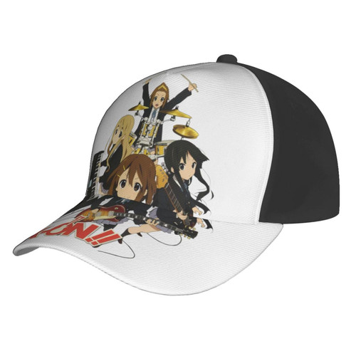 Anime Baseball Cap K-On Unisex Adjustable Trucker Caps Adult Topee Cowboy Hat Black Anime Baseball Cap K-On Unisex Adjustable Trucker Caps Adult Topee Cowboy Hat Black