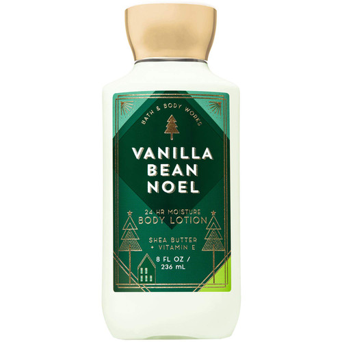 Bath and Body Works VANILLA BEAN NOEL Super Smooth Body Lotion 8 Fluid Ounce (2018 Edition)