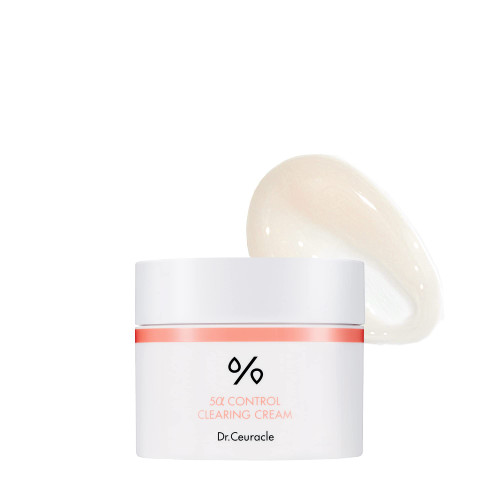 Dr.Ceuracle 5 Alpha Control Clearing Cream?Acne Treatment with 2.45% 5 Alpha Complex?Pimple Moisturizer for Oily & Sensitive Skin?Acne Fighting Face Lotion for Breakouts, Non-Greasy & Non-Comedogenic
