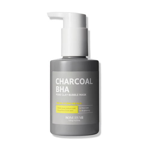 SOME BY MI Charcoal BHA Pore Clay Bubble Mask - 4.23Oz, 120g - Blackheads, Acne and Sebum Care - Remove Dead Cells and Skin Calming Effect - Facial Skin Care SOME BY MI Charcoal BHA Pore Clay Bubble Mask - 4.23Oz, 120g - Blackheads, Acne and Sebum Care - Remove Dead Cells and Skin Calming Effect - Facial Skin Care