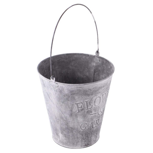 MARMERDO Iron Bucket Flower Pot planters Flower pots Metal Plant Bucket Vintage Metal vase Home Decor Metal Flower Pot Basket Succulent Planter Flower vase Balcony Wrought Iron Wok