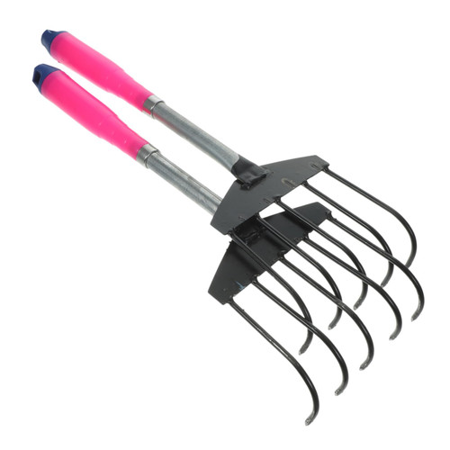 2pcs Catch The Sea Rake Short Handled Rake Rakes Potato Claw Leaf Rake Claw Dig Seafood Accessories Lawn Rake Tools Small Rake for Flower Beds Steel Rake Manual Seaside Hoe Plastic