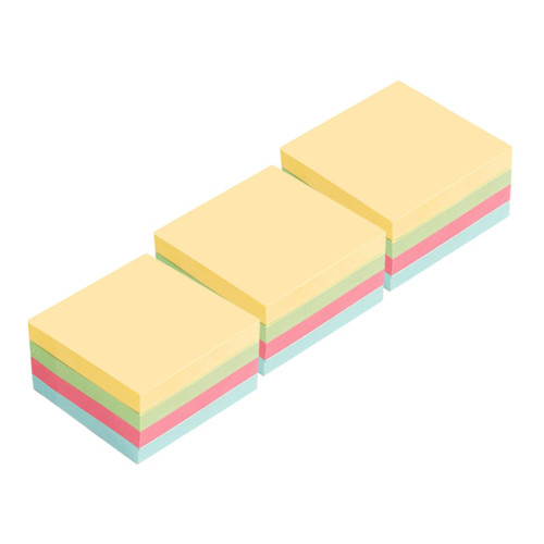 Operitacx 3 Thick Sticky Paper Memo Stickers Self-Stick Memo Pads Sticky Memo Pads Tearable Memo Note Sticking Memo Pads Nail Sticker Labels Portable Memo Pad Student Notebook Self-Adhesive