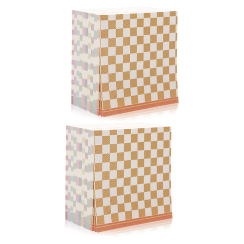 2 Boxes Notebook Small Note Pad Checkered Notepad Small Notepad Minimalist Scrapbook Message Notepad Students Sticky Tabs Journal Diary Notepad Paper Label Work