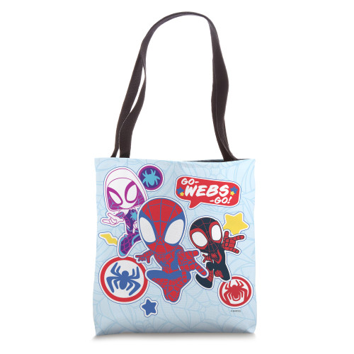 Marvel Spidey and His Amazing Friends Spidey Team Go Tote Bag Marvel Spidey and His Amazing Friends Spidey Team Go Tote Bag