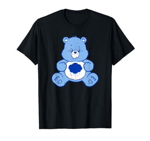 Care Bears Vintage Classic Grumpy Bear Cloudy Belly Badge T-Shirt