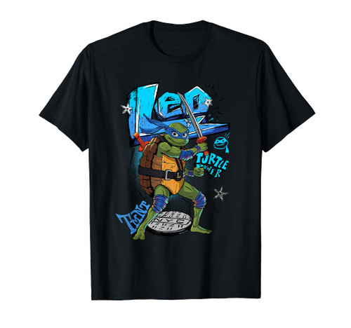 Teenage Mutant Ninja Turtles: Mutant Mayhem Leo Turtle Power T-Shirt Teenage Mutant Ninja Turtles: Mutant Mayhem Leo Turtle Power T-Shirt