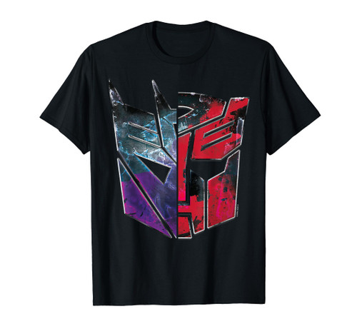 Transformers: War For Cybertron Decepticon Autobot Split T-Shirt