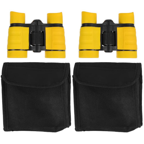 SOLUSTRE 2pcs Telescope Small Binocular Camping Binocular Bird Watching Binocular Travel Binocular Compact Binocular Kids Binocular Outdoor Binocular Portable boy Girl Optical Glass Child