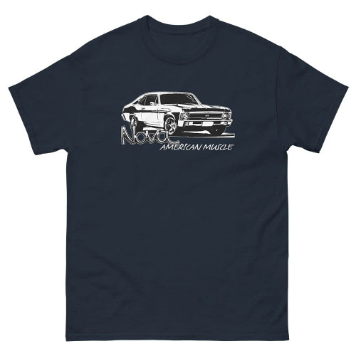 1969 Nova T-Shirt - American Muscle Car Shirt Navy