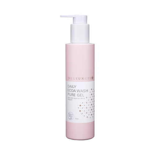 JILGYUNGYI Daily Ecoa Wash Pure Gel 6.76fl.oz (200ml) ?Feminine Wash pH Balanced, Improve Skin's Nutrition?Mild Intimate Wash with Natural Ingredients I Made in Korea