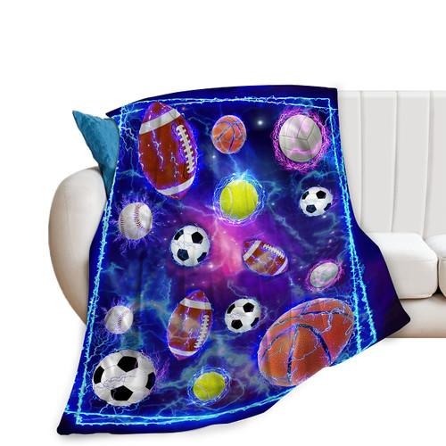 Soccer Sports Throw Blanket Ultra Soft Cozy Plush Baseball Basketball Football Fleece Blankets Lightweight Fuzzy Blanket Stuff for Boys Girls All Season Gifts for Bed Couch Sofa Kids Adults 50"x40" Soccer Sports Throw Blanket Ultra Soft Cozy Plush Baseball Basketball Football Fleece Blankets Lightweight Fuzzy Blanket Stuff for Boys Girls All Season Gifts for Bed Couch Sofa Kids Adults 50"x40"