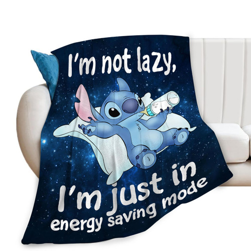 Stitch Blanket For Kids Cute Cartoon Stitch Decor Throw Blanket Gifts For Girls Boys Super Warm Soft Plush Lightweight Fleece Flannel Blanket Winter Couch Bedding Blanket For Kids Adults Women 50"X40"