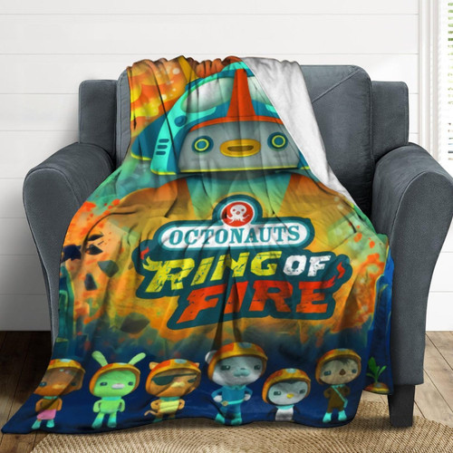 Cartoon Kids Blanket, Boys Girls Lightweight Super Soft Flannel Blankets, for Sofa Bed Teen Living Room Cozy Throw Blankets Adults Women 40"x50" Inch