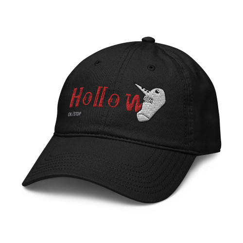 Bleach Anime Series Embroidered Hollow with Gillian Mask Adjustable Baseball Hat, Black, One Size