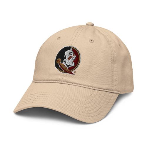 Elite Authentics Florida State Seminoles Iconic Officially Licensed Adjustable Baseball Hat, Stone, One Size