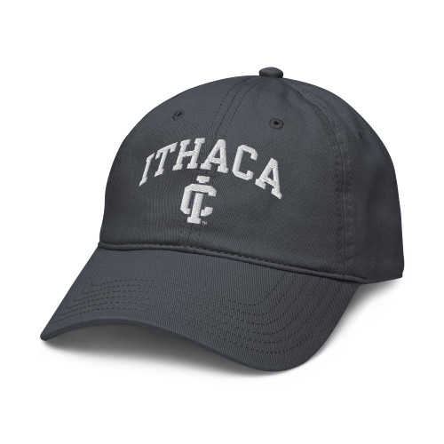 Elite Authentics Ithaca Bombers Arch Over Officially Licensed Adjustable Baseball Hat, Navy Blue, One Size