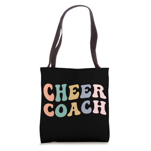 Groovy Cheer Coach Cheerleading Coach Cheerleader Coach Tote Bag