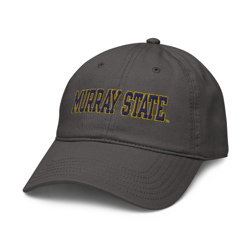 Elite Authentics Murray State Racers Title Officially Licensed Adjustable Baseball Hat, Asphalt Grey, One Size