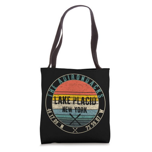 The Adirondacks Lake Placid New York Skiing Snowboarding Ski Tote Bag The Adirondacks Lake Placid New York Skiing Snowboarding Ski Tote Bag