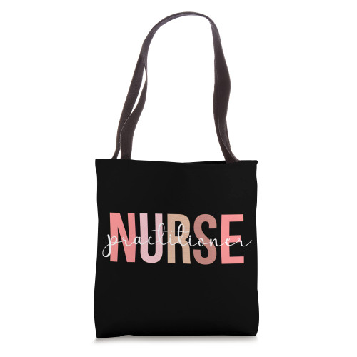 Nurse Practitioner Boho NP Nurse Practitioners Tote Bag