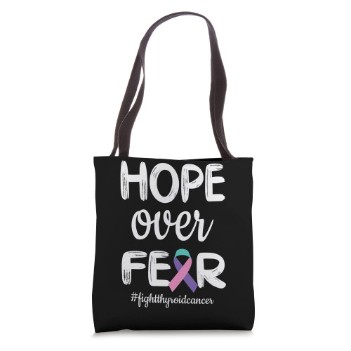 Thyroid Cancer Awareness Thyroid Cancer Warrior Tote Bag Thyroid Cancer Awareness Thyroid Cancer Warrior Tote Bag