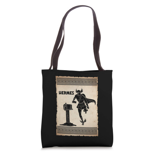Funny Greece Mythology Hermes God Ancient Greek Gods Tote Bag Funny Greece Mythology Hermes God Ancient Greek Gods Tote Bag