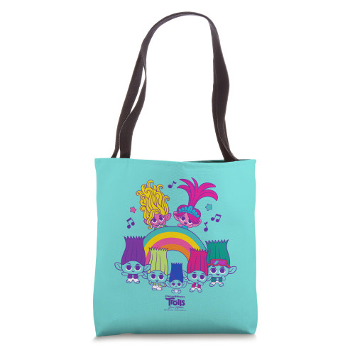 DreamWorks Trolls Band Together BroZone Poppy Viva Rainbow Tote Bag