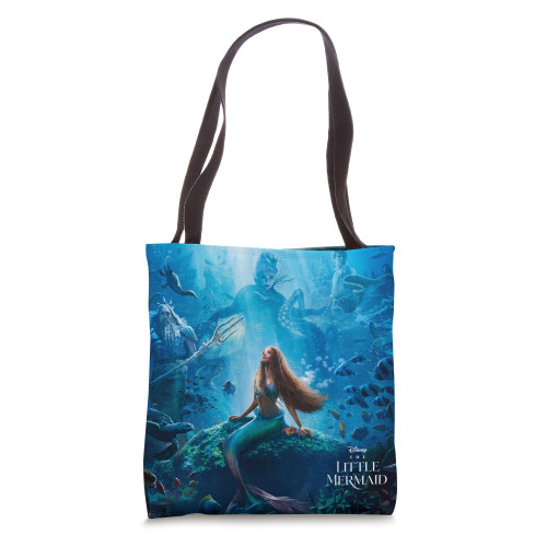 Disney The Little Mermaid Ariel Live-Action Movie Poster Tote Bag Disney The Little Mermaid Ariel Live-Action Movie Poster Tote Bag