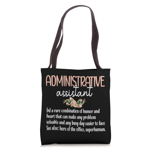 Admin Assistant Definition | Administrative Assistant Tote Bag