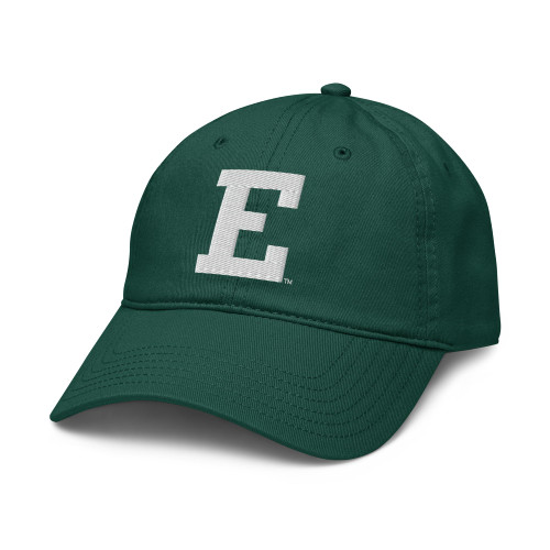 Elite Authentics Eastern Michigan Eagles Icon Officially Licensed Adjustable Baseball Hat, Dark Green, One Size