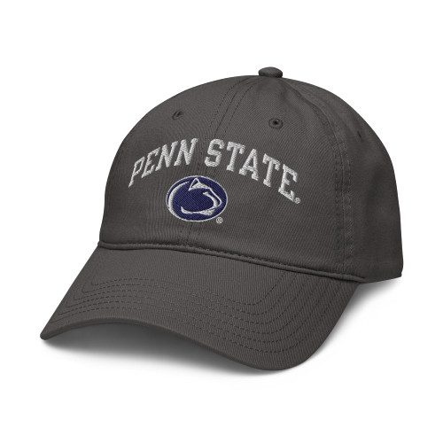 Elite Authentics Penn State Nittany Lions Arch Over Officially Licensed Adjustable Baseball Hat, Asphalt Grey, One Size