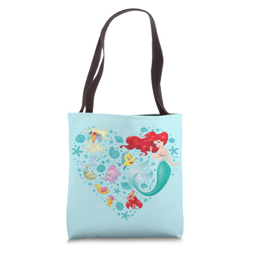 Disney The Little Mermaid Ariel Under the Sea Heart Tote Bag Disney The Little Mermaid Ariel Under the Sea Heart Tote Bag