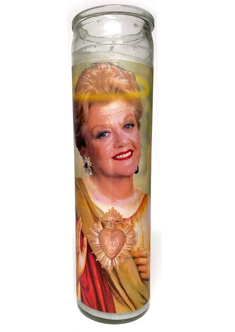 Angela Lansbury Celebrity Parody Devotional Prayer Candle
