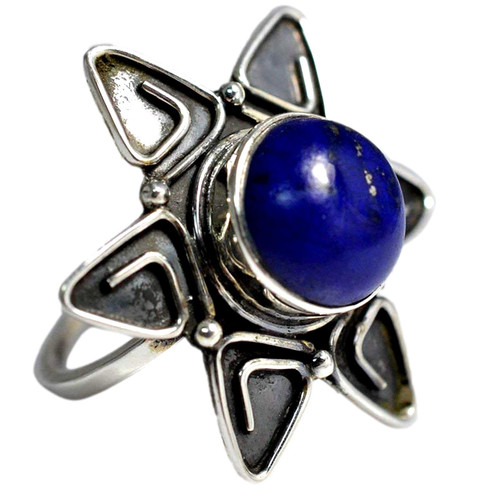 Navya Craft Lapis Lazuli Round 925 Sterling Silver Ring Women Boho Jewelry Custom Size 4 to 14 Christmas Anniversary Birthday Valentine Day Gift wife her mother sister best friend Navya Craft Lapis Lazuli Round 925 Sterling Silver Ring Women Boho Jewelry Custom Size 4 to 14 Christmas Anniversary Birthday Valentine Day Gift wife her mother sister best friend