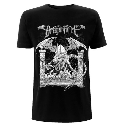 Dragonforce - Death Dragon Short Sleeve T-Shirt (Official Merchandise) (3X-Large) Black