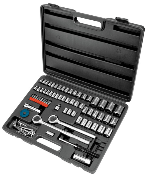 Performance Tool W1183 SAE/Metric 85-Piece Socket (1/4-Inch, 3/8-Inch & 1/2-Inch Drive) & Bet Set