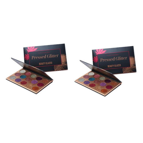 FRCOLOR 2pcs 15 eyeshadow pallet eyeshadow powder makeup palette eye shadow palettes Matt make up
