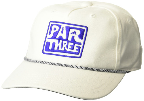 adidas Golf Standard Parley Three Hat, White, OSFM