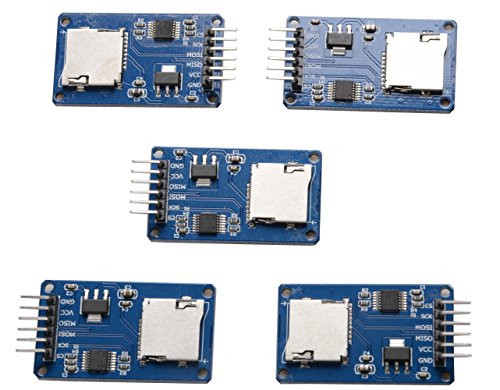 CHENBO 5Pcs Micro SD Storage Expansion Board Mciro SD TF Card Memory Shield Module SPI For Arduino