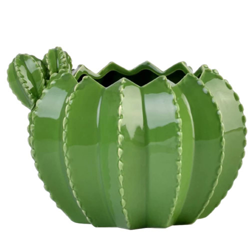 Tofficu Plants Pots Ceramic Succulent Planter Pot Ceramic Indoor Succulents Plant Pot: Southwestern Shaped Flower Planter Flower Pot for Decor Plant Pot Small Sculptures Home Decor