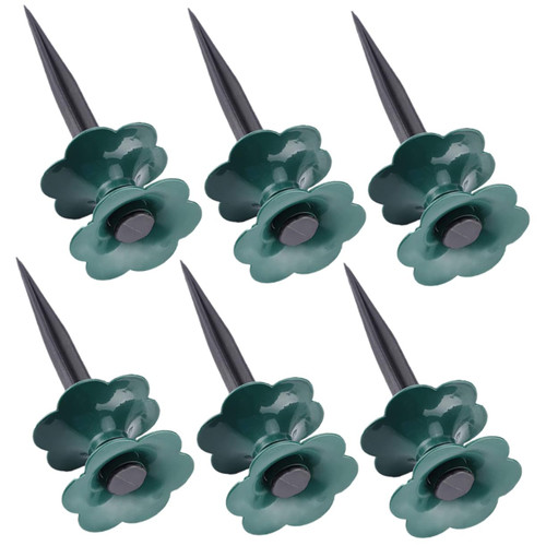 NOLITOY 6pcs Garden Hose Holder Gardening Water Pipe Guide Stakes Spikes for Hose Guide Hose Guide Spikes Garden Hose Guide Stake Lawn Hose Guides Plastic Spike Pp Pipeline Multifunction