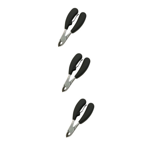 EXCEART 3pcs Fingernail Clippers Nail Manicure Tool Ingrown Toenails Clipper Pedicure Clippers Cuticle Trimmer Thick Nails Clipper Jaw Cuticle Nipper Heavy Duty Nail Scissors Major Slicer