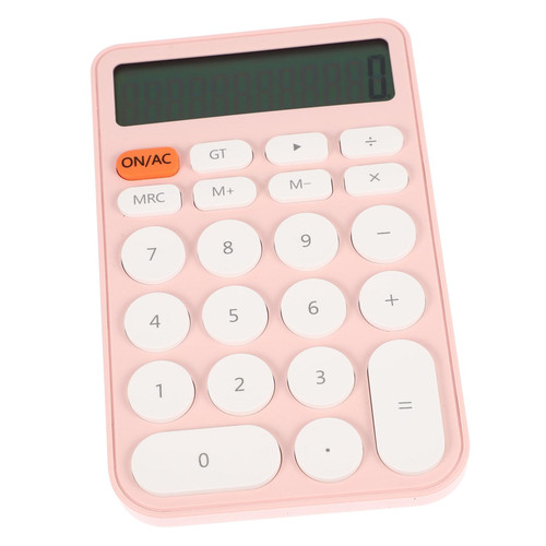 KALLORY 2pcs Computer 4 Function Calculator Handheld Mini Calculator Students Pocket Calculator Office Calculator Electronic Calculator for Student Key Chain Plastic Dedicated Child