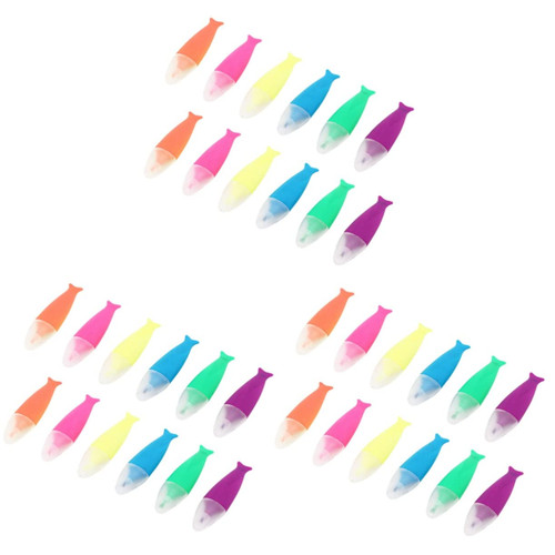 Operitacx 36 Pcs Highlighter Acrylic Paint Pens Rocks for Painting Glass Pen Chisel Tip Fabric Markers Graffiti Markers White Paint Pen Acrylic Markers Paint Markers Assorted Bulk Office Abs