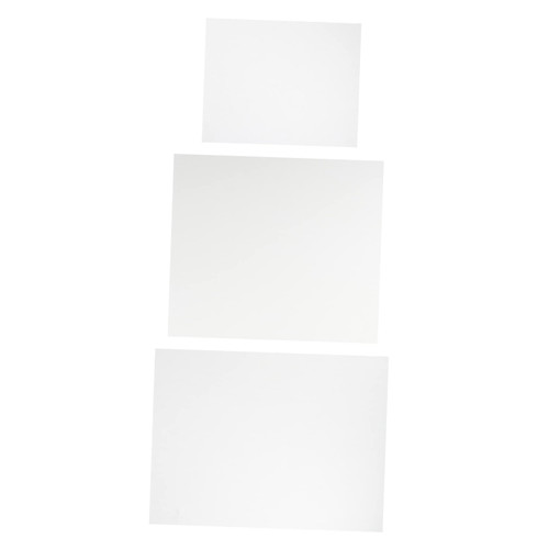 3pcs Oil Painting Board Blank Canvas White Gouache Paint Canvases for Painting Art Canvas Board Painting Canvas Panel Acrylic Painting Canvas Oil Paint Supplies Oil Paint Board