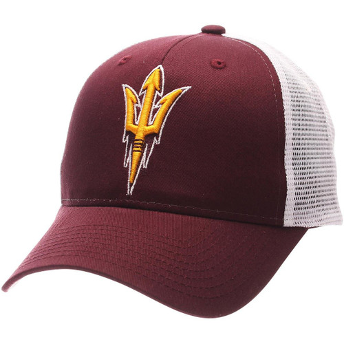 Zephyr Men's Arizona State Sun Devils Adjustable Snapback Hat Big Rig, Arizona State Sun Devils Maroon, Adjustable Zephyr Men's Arizona State Sun Devils Adjustable Snapback Hat Big Rig, Arizona State Sun Devils Maroon, Adjustable