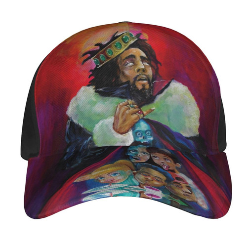 J Rapper Cole Singer Kod Baseball Cap Unisex Casual Adjustable Hat Outdoor Sun Caps Black J Rapper Cole Singer Kod Baseball Cap Unisex Casual Adjustable Hat Outdoor Sun Caps Black