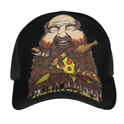 Action Rapper Bronson Singer Baseball Cap Unisex Casual Adjustable Hat Outdoor Sun Caps Black Action Rapper Bronson Singer Baseball Cap Unisex Casual Adjustable Hat Outdoor Sun Caps Black