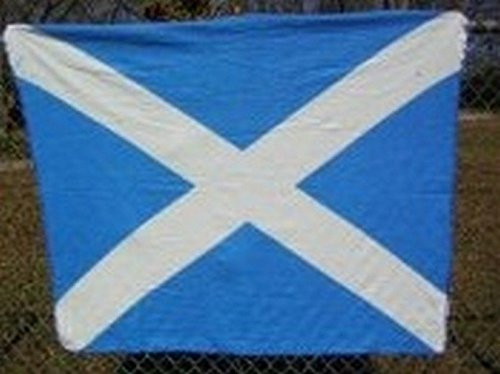 Scotland Cross Polar Fleece Blanket 50"x60" Scotland Flag Fleece Throw Blanket
